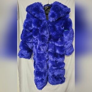 Faux fur coat